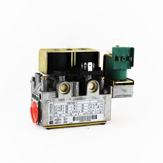 Valvola gas SIT tandem 836 Supercromo Robur 8002-5002-M20-25-30 JVLV009