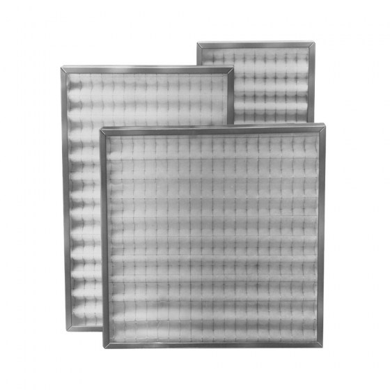 Filtro cella ondulata sintetica doppia rete acciaio spessore 48 mm 287x592