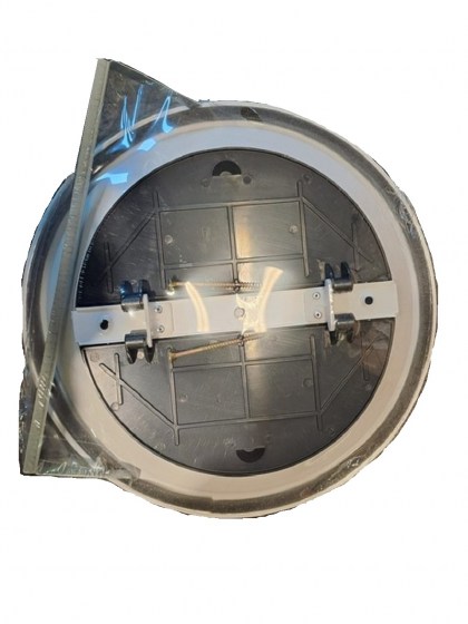 Diffusore aria calda fredda circolare coni fissi in alluminio serranda DN 150