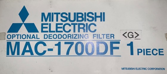 Filtro condizionatore Mitsubishi Electric Climatizzazione MCF-H tutti i modelli MAC 1700 DF-1 Filtro deodorizzante