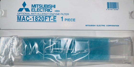 Filtro condizionatore Mitsubishi Electric Climatizzazione MSC-WV MAC 1820 FT-E Allergy Enzyme Filter